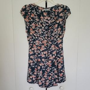 Kimchi Blue Floral Lace back Romper